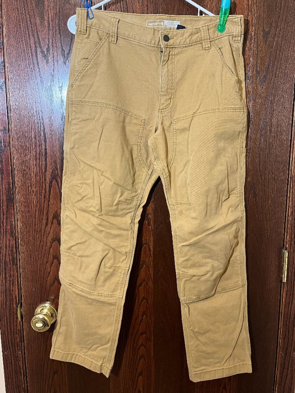 Carhartt Canvas double knee, relaxed fit utility pant - size 33 x 30